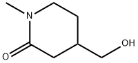 4-Hydroxymethyl-1-methyl-2-piperidone Struktur