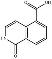 1,2-Dihydro-1-oxo-5-isoquinolinecarboxylic acid Struktur