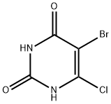 5-BROMO-6-CHLORO-URACIL Struktur