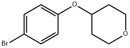 4-(4-Bromophenoxy)tetrahydro-2H-pyran Struktur