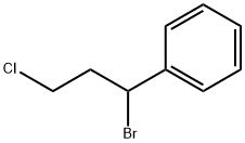 (1-Bromo-3-chloropropyl)benzene Struktur