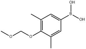 4-(Methoxymethoxy)-3,5-dimethylphenylboronic acid Struktur