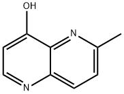 4-Hydroxy-6-methyl-1,5-naphthyridine Struktur