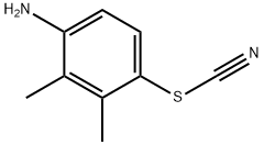 2,3-Dimethyl-4-thiocyanatoaniline Struktur