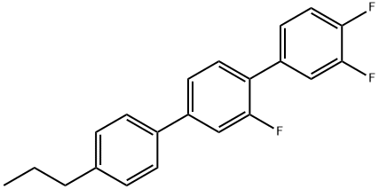 4-丙基-2,3',4'-三氟-1,1':4',1'-三聯(lián)苯 結(jié)構(gòu)式