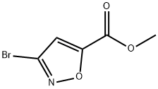 3-Bromo-5-isoxazolecarboxylic acidmethylester Struktur