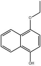 1-Ethoxy-4-hydroxynaphthalene Struktur