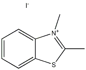 Benzothiazolium, 2,3-dimethyl-, iodide Struktur