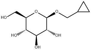 Cyclopropylmethyl beta-D-glucopyranoside Struktur