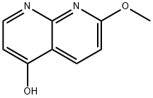 4-Hydroxy-7-methoxy-[1,8]naphthyridine Struktur