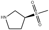 (S)-3-(Methylsulfonyl)pyrrolidine Struktur