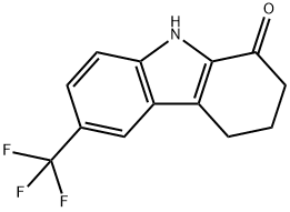 6-(Trifluoromethyl)-2,3,4,9-tetrahydro-1H-carbazol-1-one Struktur