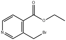 3-(Bromomethyl)-pyridine-4-carboxylic acid ethyl ester Struktur