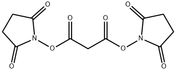 Di(N-succinimidyl) malonate Struktur