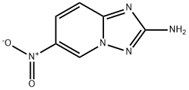 6-Nitro-[1,2,4]triazolo[1,5-a]pyridin-2-ylamine Struktur