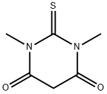 Dihydro-1,3-dimethyl-2-thioxo-4,6(1H,5H)-pyrimidinedione Struktur