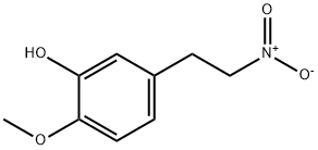 2-methoxy-5-(2-nitroethyl)phenol Struktur