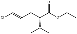 (S,E)-ethyl 5-chloro-2-isopropylpent-4-enoate Struktur