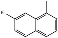 7-Bromo-1-methylnaphthalene Struktur