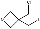 3-(chloromethyl)-3-(iodomethyl)oxetane Struktur