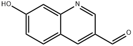 7-Hydroxy-3-quinolinecarbaldehyde Struktur