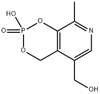 2-Hydroxy-8-methyl-4H-1,3,2-dioxaphosphorino[4,5-c]pyridine-5-methanol 2-oxide Struktur