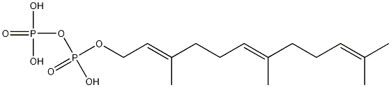 Diphosphoric acid, mono(3,7,11-trimethyl-2,6,10-dodecatrienyl) ester, (E,E)-|