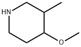 4-Methoxy-3-methyl-piperidine Struktur