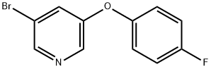 3-Bromo-5-(4-fluorophenoxy)pyridine Struktur