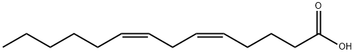 5,8-TETRADECADIENOIC ACID, (5Z,8Z)- Struktur