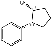 (1S,2S)-2-phenylcyclopentanamine Struktur