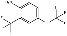 4-(trifluoromethoxy)-2-(trifluoromethyl)-Benzenamine Struktur