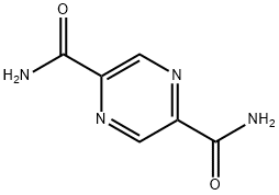 2,5-Pyrazinedicarboxamide Struktur