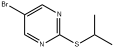 5-Bromo-2-(isopropylthio)pyrimidine Struktur