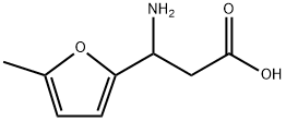 3-amino-3-(5-methyl-2-furyl)propanoic acid Struktur