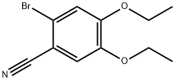 2-Bromo-4,5-diethoxybenzonitrile Struktur