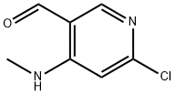 6-CHLORO-4-(METHYLAMINO)NICOTINALDEHYDE Struktur