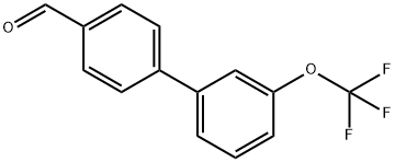 3'-Trifluoromethoxy-biphenyl-4-carbaldehyde Struktur