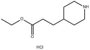 ethyl 3-(piperidin-4-yl)propanoate hydrochloride Struktur