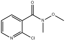 2-chloro-N-methoxy-N-methylnicotinamide Struktur