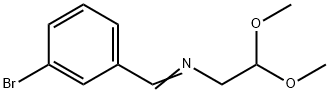 N-[(3-Bromophenyl)methylene]-2,2-dimethoxyethanamine Struktur