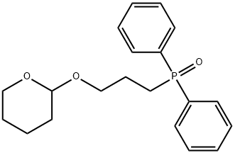 Diphenyl[3-[(tetrahydro-2H-pyran-2-yl)oxy]propyl]phosphine Oxide Struktur