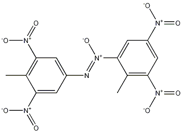 2',4,6,6'-tetranitro-2,4'-azoxytoluene Struktur