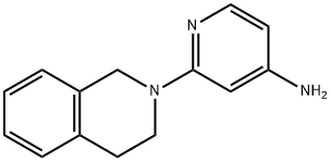 2-(1,2,3,4-Tetrahydroisoquinolin-2-yl)pyridin-4-amine Struktur