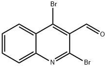 2,4-Dibromoquinoline-3-carboxaldehyde Struktur