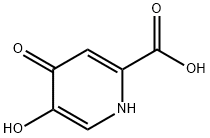 5-Hydroxy-4-pyridone-2-carboxylic acid Struktur