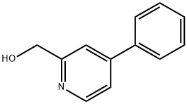 2-Hydroxymethyl-4-phenylpyridine Struktur