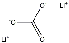 Lithium carbonate Struktur