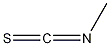 Methyl isothiocyanate Struktur