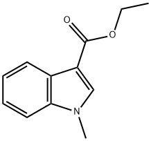 Indole-3-carboxylic acid, 1-methyl-, ethyl ester Struktur